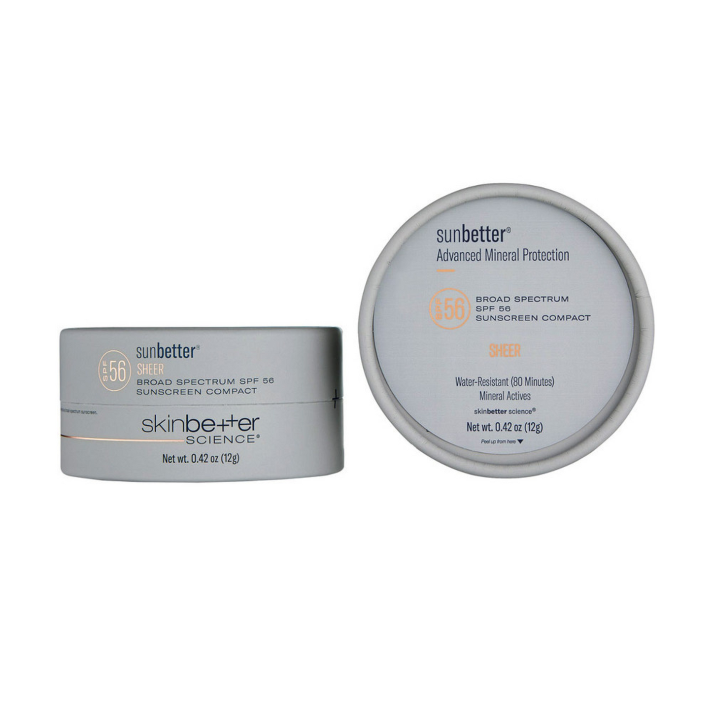 sunbetter SHEER SPF 56 Sunscreen Compact | skinbetter science®